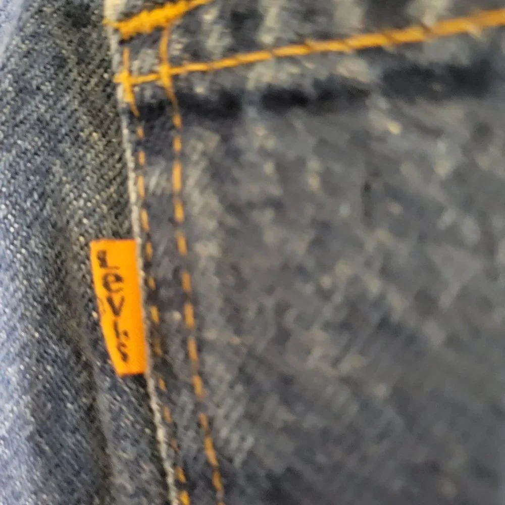 Levi's 517 Orange Tab‎ 70's or 80's Boot Cut Jeans Denim Blue Men's sz 38x30